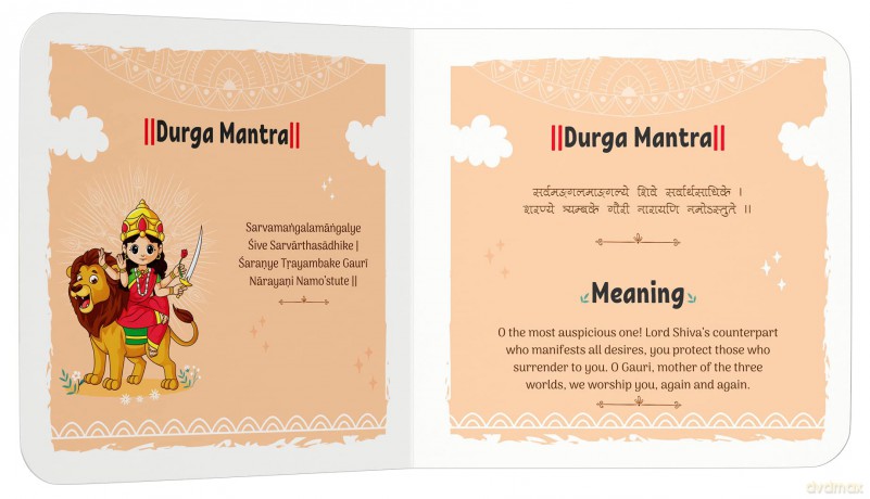 Shlokas and Mantras For Kids - Illustrated Padded Board Book - Learn About India's Rich Culture and Traditions - Wonder House Books [KSIĄŻKA]