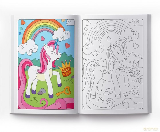 Stay Magical Unicorn Copy Coloring Book: Fun Activity Books For Children - Wonder House Books [KSIĄŻKA]