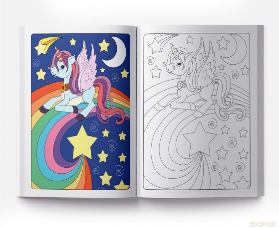 Stay Magical Unicorn Copy Coloring Book: Fun Activity Books For Children - Wonder House Books [KSIĄŻKA]