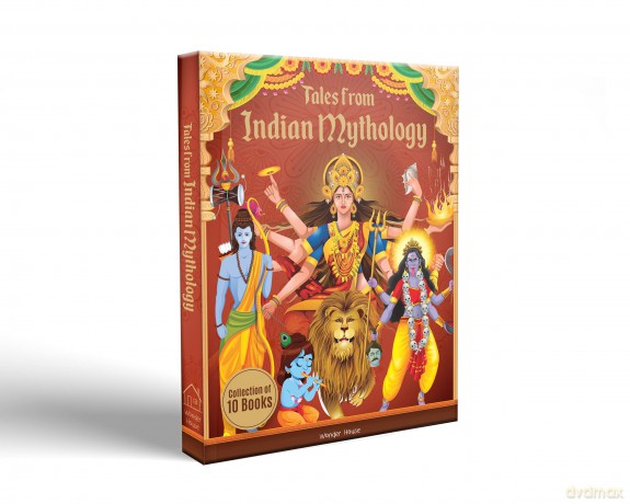 Tales from Indian Mythology (Collection of 10 Books): Story Books For Kids (Indian Mythology for Children) - Wonder House Books [KSIĄŻKA]