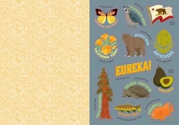 I Love California Sticker Book: 325+ Stickers Celebrating the Golden State (State of Mind Stickers) [KSIĄŻKA]