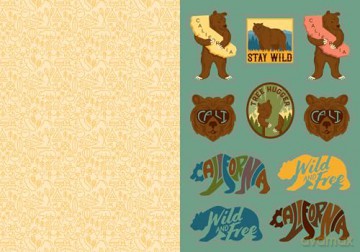 I Love California Sticker Book: 325+ Stickers Celebrating the Golden State (State of Mind Stickers) [KSIĄŻKA]