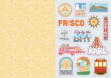 I Love California Sticker Book: 325+ Stickers Celebrating the Golden State (State of Mind Stickers) [KSIĄŻKA]