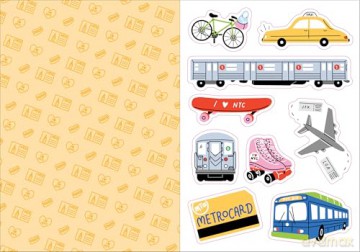 I Love New York City Sticker Book: 425+ Stickers Celebrating the Big Apple (State of Mind Stickers) [KSIĄŻKA]
