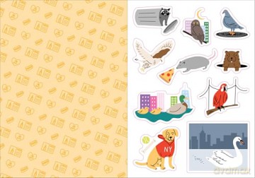 I Love New York City Sticker Book: 425+ Stickers Celebrating the Big Apple (State of Mind Stickers) [KSIĄŻKA]