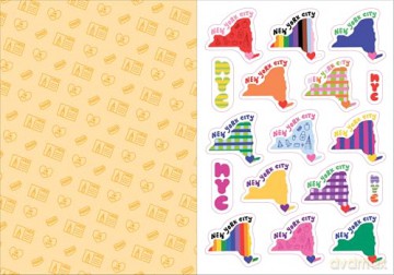 I Love New York City Sticker Book: 425+ Stickers Celebrating the Big Apple (State of Mind Stickers) [KSIĄŻKA]
