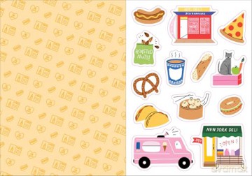 I Love New York City Sticker Book: 425+ Stickers Celebrating the Big Apple (State of Mind Stickers) [KSIĄŻKA]