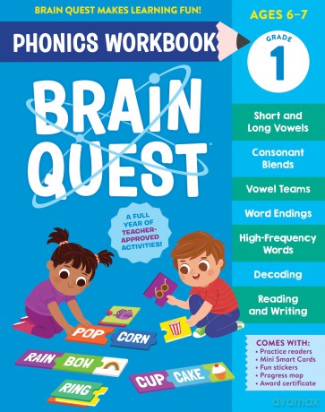 Brain Quest Phonics Workbook: Grade 1: 3 (Brain Quest Phonics Workbooks) [KSIĄŻKA]
