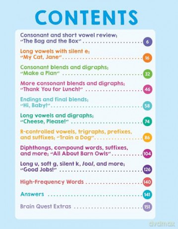 Brain Quest Phonics Workbook: Grade 1: 3 (Brain Quest Phonics Workbooks) [KSIĄŻKA]