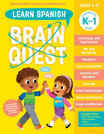 Brain Quest Workbook: Learn Spanish (Brain Quest Workbooks) [KSIĄŻKA]