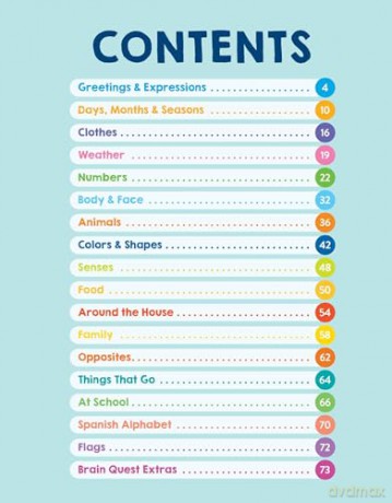 Brain Quest Workbook: Learn Spanish (Brain Quest Workbooks) [KSIĄŻKA]