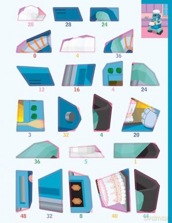 Learn by Sticker: Multiplication: Use Math to Create 10 Awesome Robots!: 6 [KSIĄŻKA]
