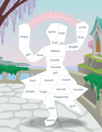 Learn by Sticker: Word Study: Use Phonics to Create 10 Mythical Creatures!: 5 [KSIĄŻKA]