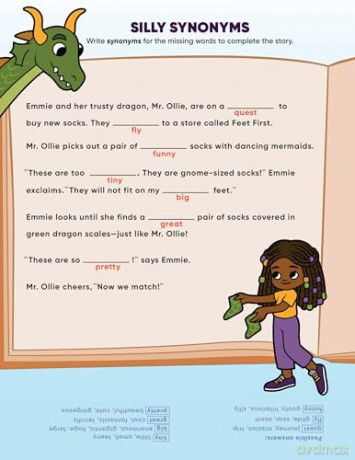 Learn by Sticker: Word Study: Use Phonics to Create 10 Mythical Creatures!: 5 [KSIĄŻKA]