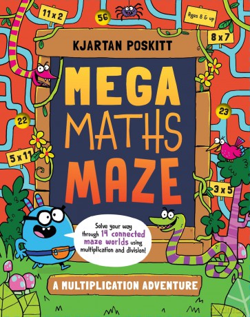 Mega Maths Maze (UK Edition): A Multiplication Adventure - Kjartan Poskitt [KSIĄŻKA]