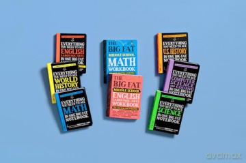 The Big Fat Middle School Math Workbook: 600 Math Practice Exercises (Big Fat Notebooks) [KSIĄŻKA]