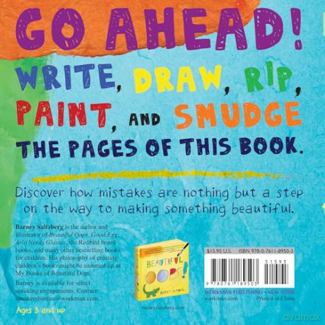 My Book of Beautiful OOPS!: A Scribble It, Smear It, Fold It, Tear It Journal for Young Artists - Barney Saltzberg [KSIĄŻKA]