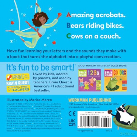 My First Brain Quest: Abcs a Question-and-Answer Alphabet Book: A Question-And-Answer Book: 1 (Brain Quest Board Books) [KSIĄŻKA]