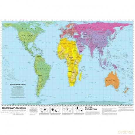 World View Peters Projection Map [KSIĄŻKA]