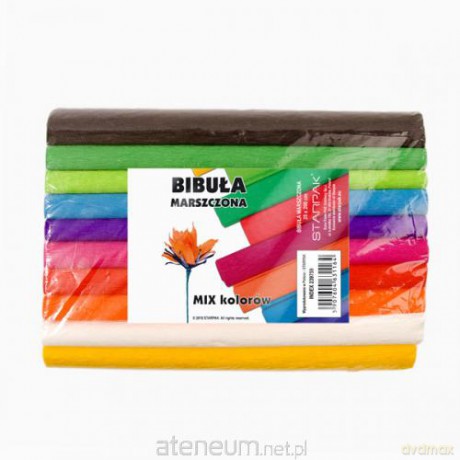 Bibuła marszczona 10 kolorów [SZKOŁA]