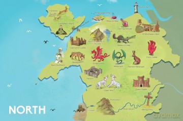 Mythical Wales - Myths, legends and folk tales in the land of dragons - Sander Blom [KSIĄŻKA]