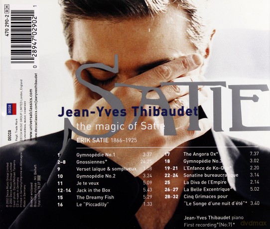 Thibaudet Yves-Jean: Satie Eric [CD]