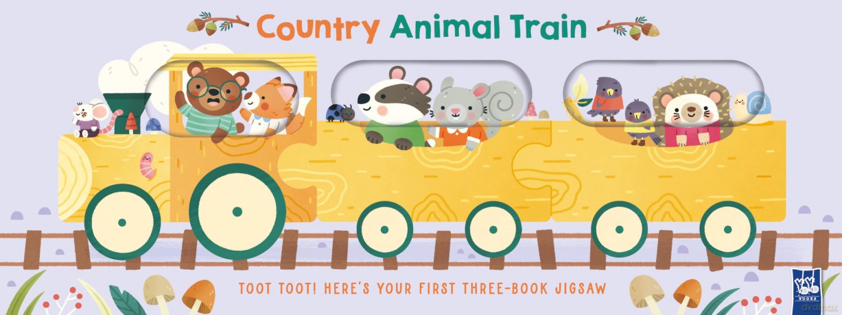 Animal Train: Country: Countryside - Yoyo Books [KSIĄŻKA]