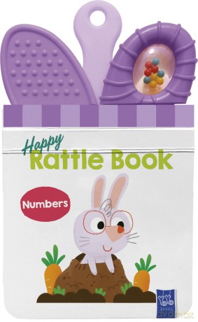 Happy Rattle Book: Numbers - Yoyo Books [KSIĄŻKA]