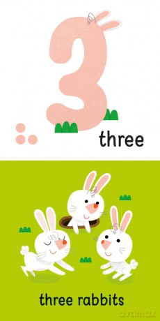 Happy Rattle Book: Numbers - Yoyo Books [KSIĄŻKA]