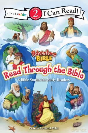 Adventure Bible Read Through the Bible: 8 Bible Stories for Early Readers (Level 2 I Can Read) - David Miles [KSIĄŻKA]