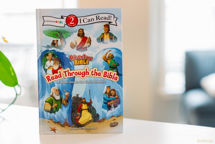 Adventure Bible Read Through the Bible: 8 Bible Stories for Early Readers (Level 2 I Can Read) - David Miles [KSIĄŻKA]
