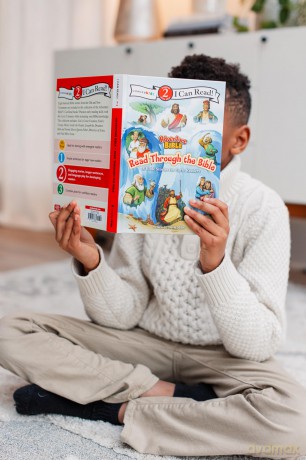 Adventure Bible Read Through the Bible: 8 Bible Stories for Early Readers (Level 2 I Can Read) - David Miles [KSIĄŻKA]