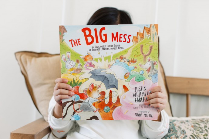 The Big Mess: A Deliciously Funny Story of Siblings Learning to Get Along - Justin Whitmel Earley [KSIĄŻKA]