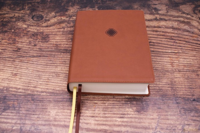 Amplified Journal the Word Bible, Leathersoft, Brown: Reflect, Take Notes, or Create Art Next to Your Favorite Verses - Zondervan [KSIĄŻKA]