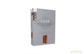 NASB, Personal Size Bible, Large Print, Leathersoft, Brown, Red Letter, 1995 Text, Comfort Print: Nasb, Personal Size Bible, Leathersoft, Brown, Red Letter, 1995 Text, Comfort Print - Zondervan [KSIĄŻKA]