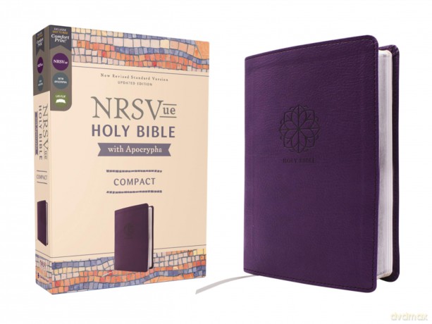 NRSVue, Holy Bible with Apocrypha, Compact, Leathersoft, Purple, Comfort Print: Nrsvue, Holy Bible With Apocrypha, Leathersoft, Purple, Comfort Print - Zondervan [KSIĄŻKA]