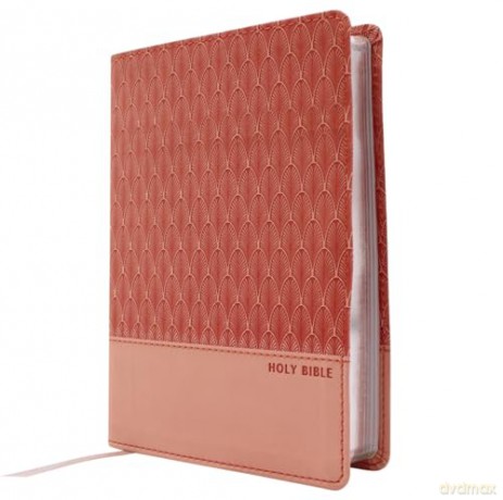NRSVue, Holy Bible, Compact, Leathersoft, Peach, Comfort Print: Nrsvue, Holy Bible, Leathersoft, Peach, Comfort Print - Zondervan [KSIĄŻKA]