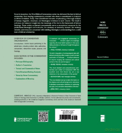 Colossians, Volume 44A: Second Edition (44) (Word Biblical Commentary) - Clinton E. Arnold [KSIĄŻKA]