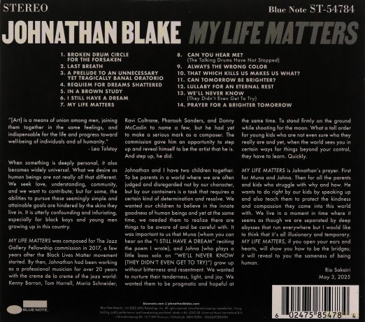 Jonathan Blake: My Life Matters [CD]