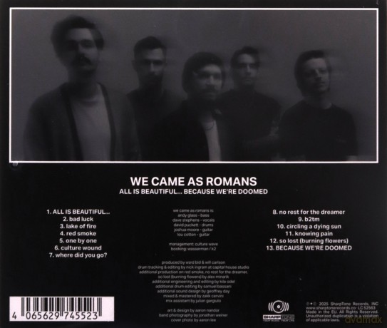 We Came As Romans: All Is Beautiful Because We're Doomed [CD]