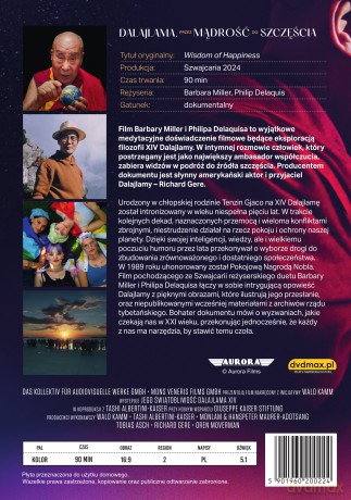 Dalajlama. Przez mądrość do szczęścia [DVD]