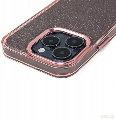 Etui brokatowe Glitter Case na Samsung Galaxy A56 5G - różowe