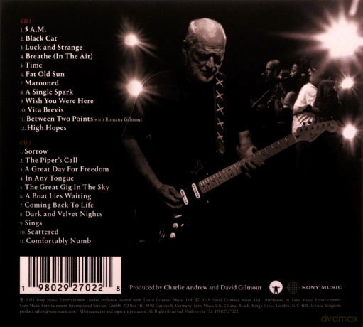 David Gilmour: The Luck and Strange Concerts (digipack) [2CD]