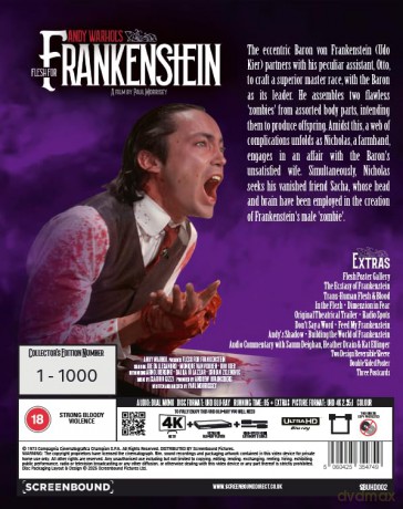 Andy Warhol Presents - Flesh For Frankenstein - 1973 (Ciało dla Frankensteina) [Blu-Ray 4K]