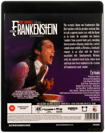 Andy Warhol Presents - Flesh For Frankenstein - 1973 (Ciało dla Frankensteina) [Blu-Ray 4K]