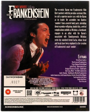 Andy Warhol Presents - Flesh For Frankenstein - 1973 (Ciało dla Frankensteina) [Blu-Ray 4K]
