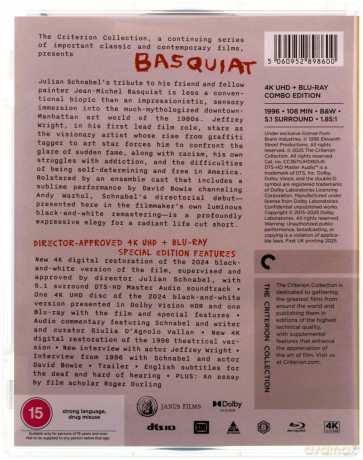 Basquiat (Basquiat - Taniec ze śmiercią) [Blu-Ray 4K]+[Blu-Ray]