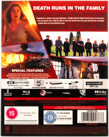 Final Destination Bloodlines (Oszukać przeznaczenie: Więzy krwi) [Blu-Ray 4K]