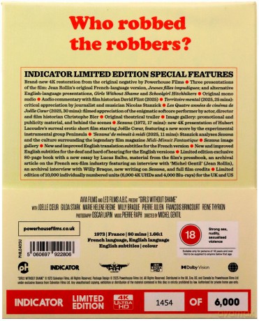 Girls Without Shame (Aka Schoolgirl Hitchhikers) (Limited) [Blu-Ray 4K]