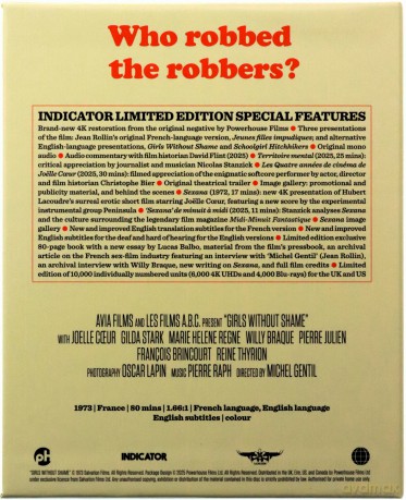 Girls Without Shame (Aka Schoolgirl Hitchhikers) (Limited) [Blu-Ray 4K]